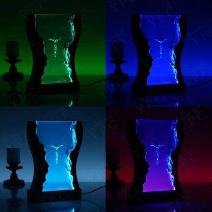 By The Sea Resin Lamp